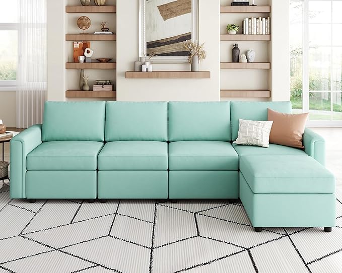 Modular Sectional Sofa, Convertible U Shaped Sofa Couch with Storage
