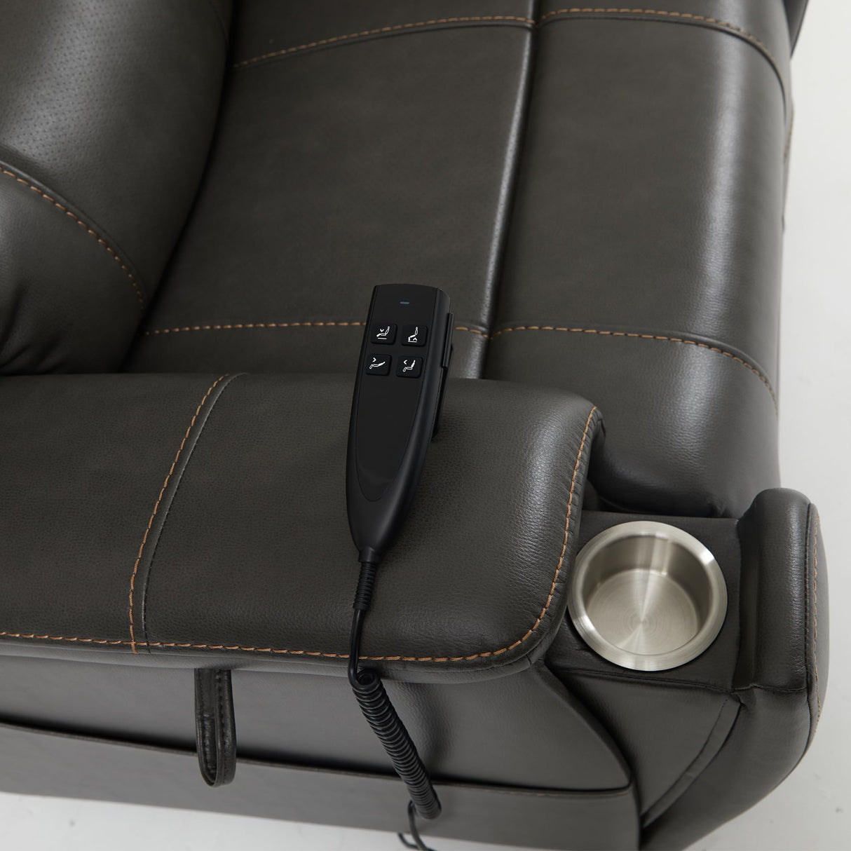 Irene MaxComfort Dual Motor Power Lift Recliner – XL Size, Faux Leather