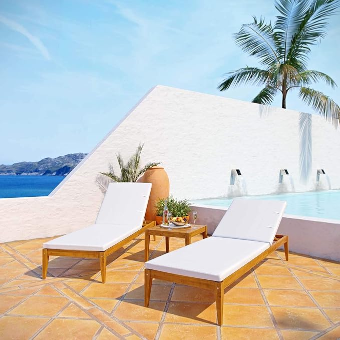 EEI-3430-NAT Northlake 85" Outdoor Patio Premium Grade A Teak, Dining Table, Natural