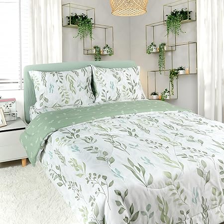 Queen Comforter Set, 3 Pieces Queen Size Comforter Sets