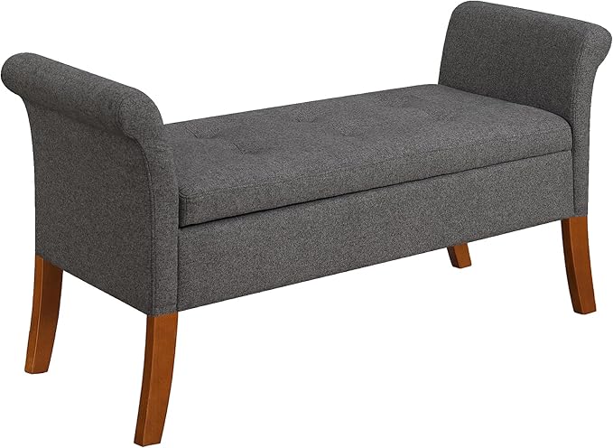 Concepts Designs4Comfort Garbo Upholstered Storage Bench