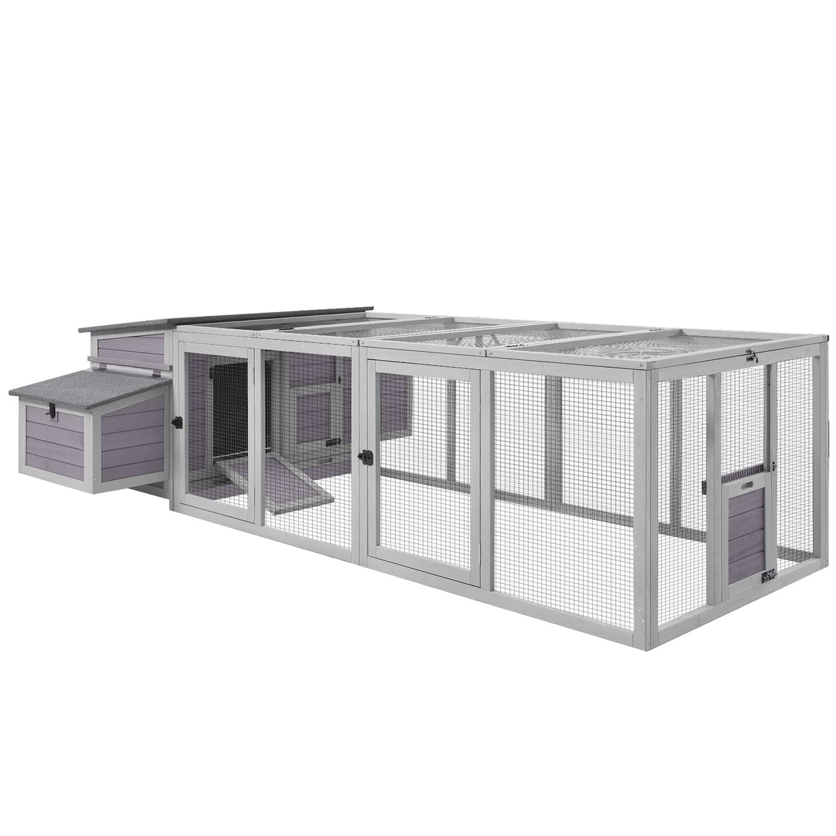 Chicken Coop Wooden Hen House Two Nesting Box