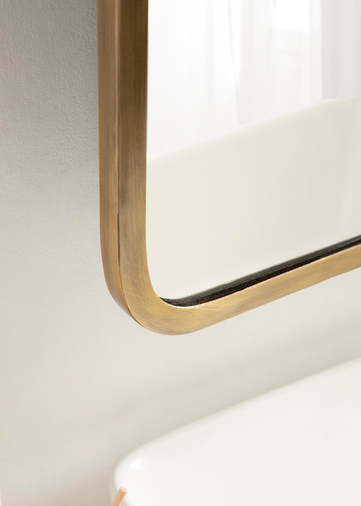 Elijah Modern Rectangular Pivot Wall Mirror, 38 x 24, Black, Decorative Adjustable Mirror