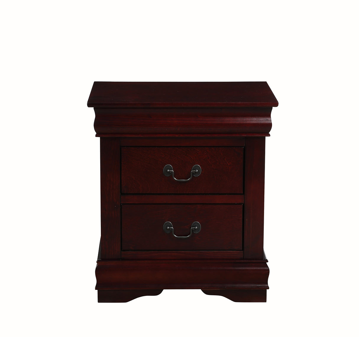 Bedroom Nightstands - Wooden Night Stands with 2 Drawers for Home Bedside End Table