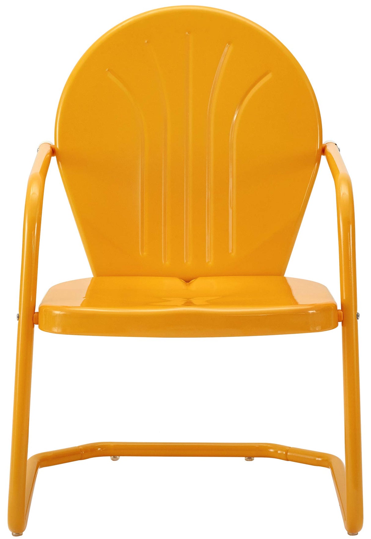 Griffith 3-Piece Retro Metal Bistro Patio Set - Outdoor Chair and Side Table