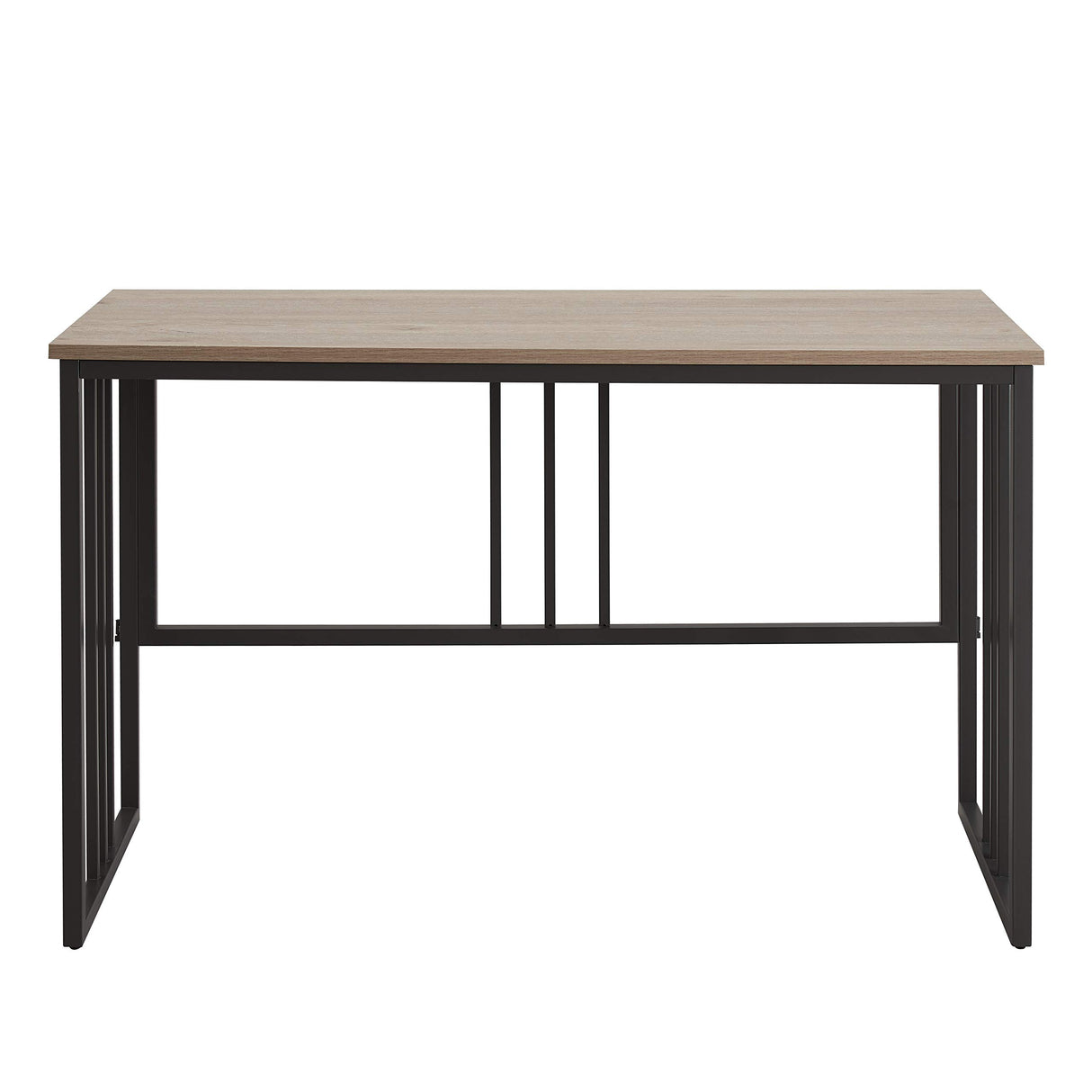 Collapsible Slatted Mission Writing Computer Desk, Space Saving for Bedroom