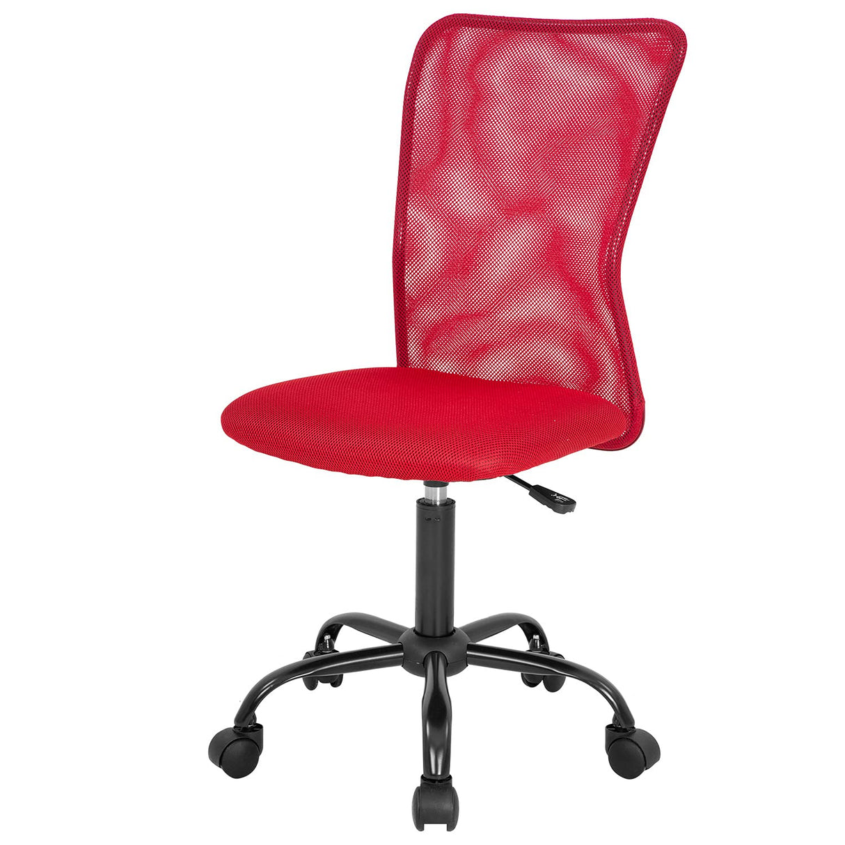 Chair Mid Back Mesh Desk Chair Armless Computer Chair Ergonomic Task Rolling Swivel