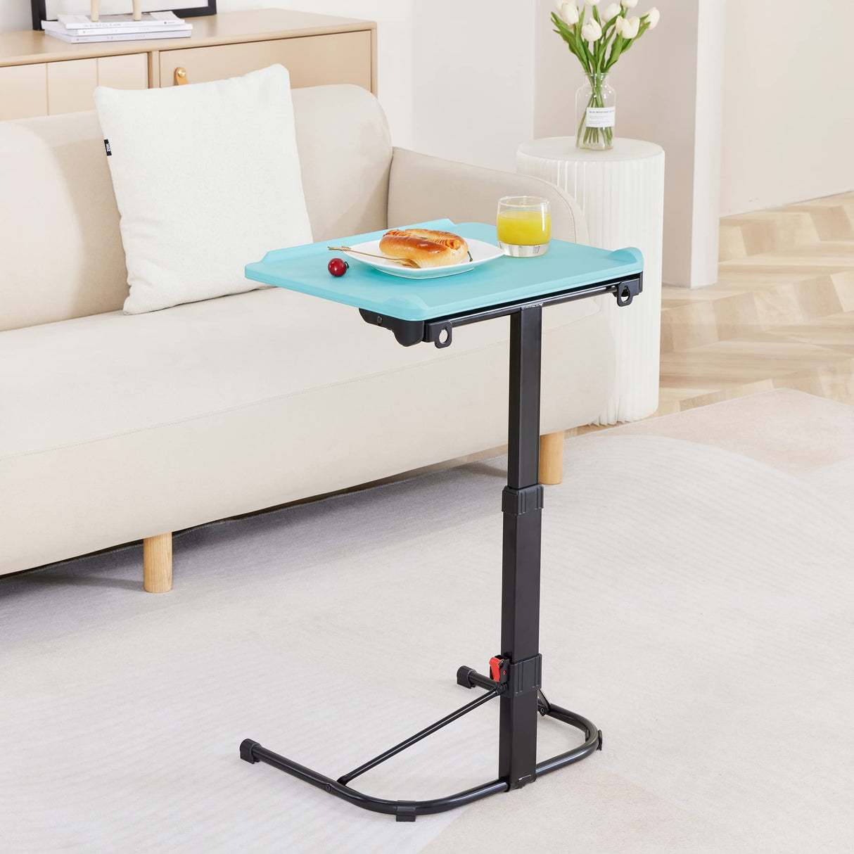 Folding TV Tray Table, Adjustable TV Dinner Table, Foldable Tray Table