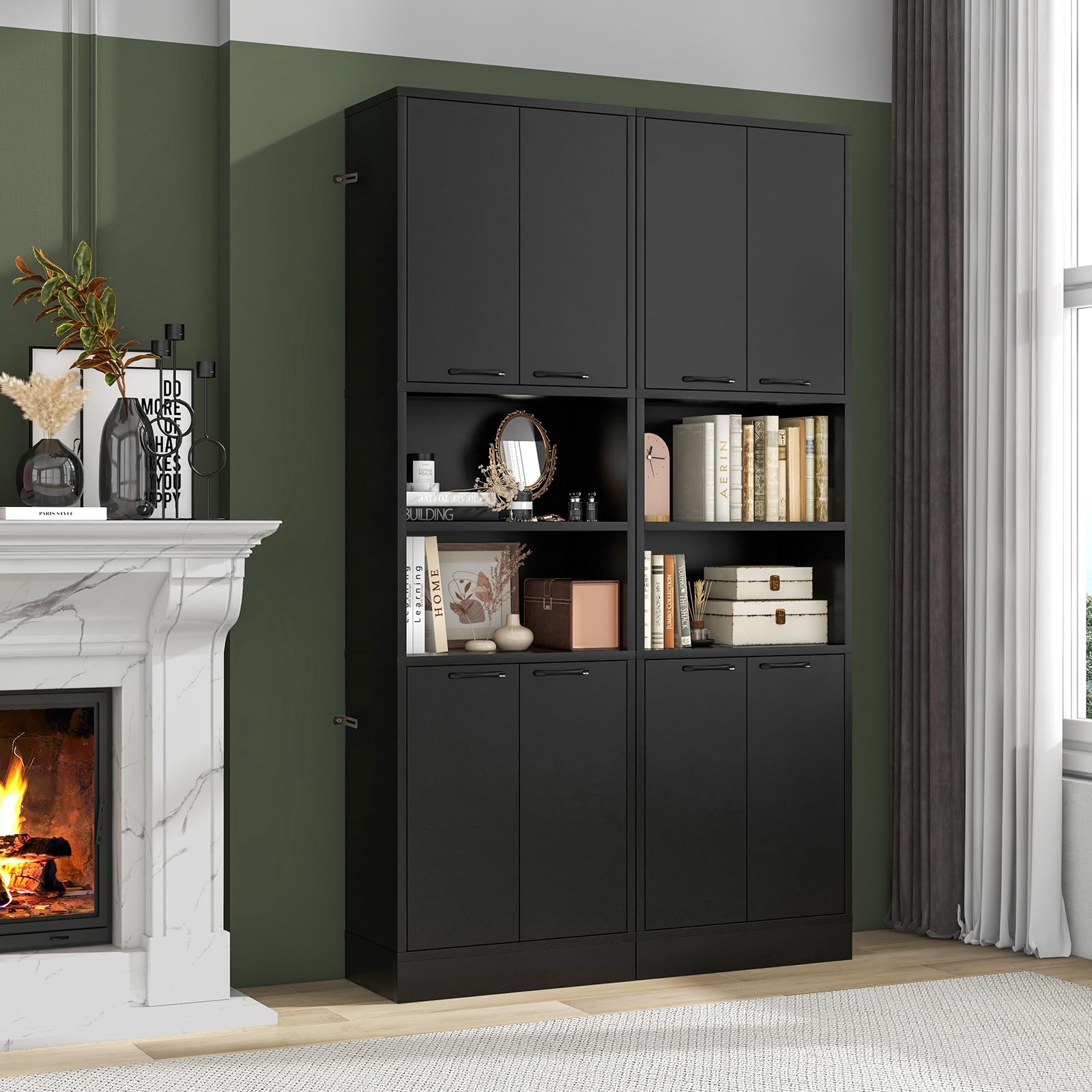 75" Tall Bathroom Storage Cabinet, Bathroom Floor Cabinet