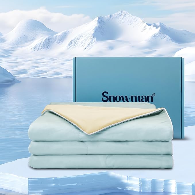 Cooling Comforter King Size, Silk Cooling Blanket