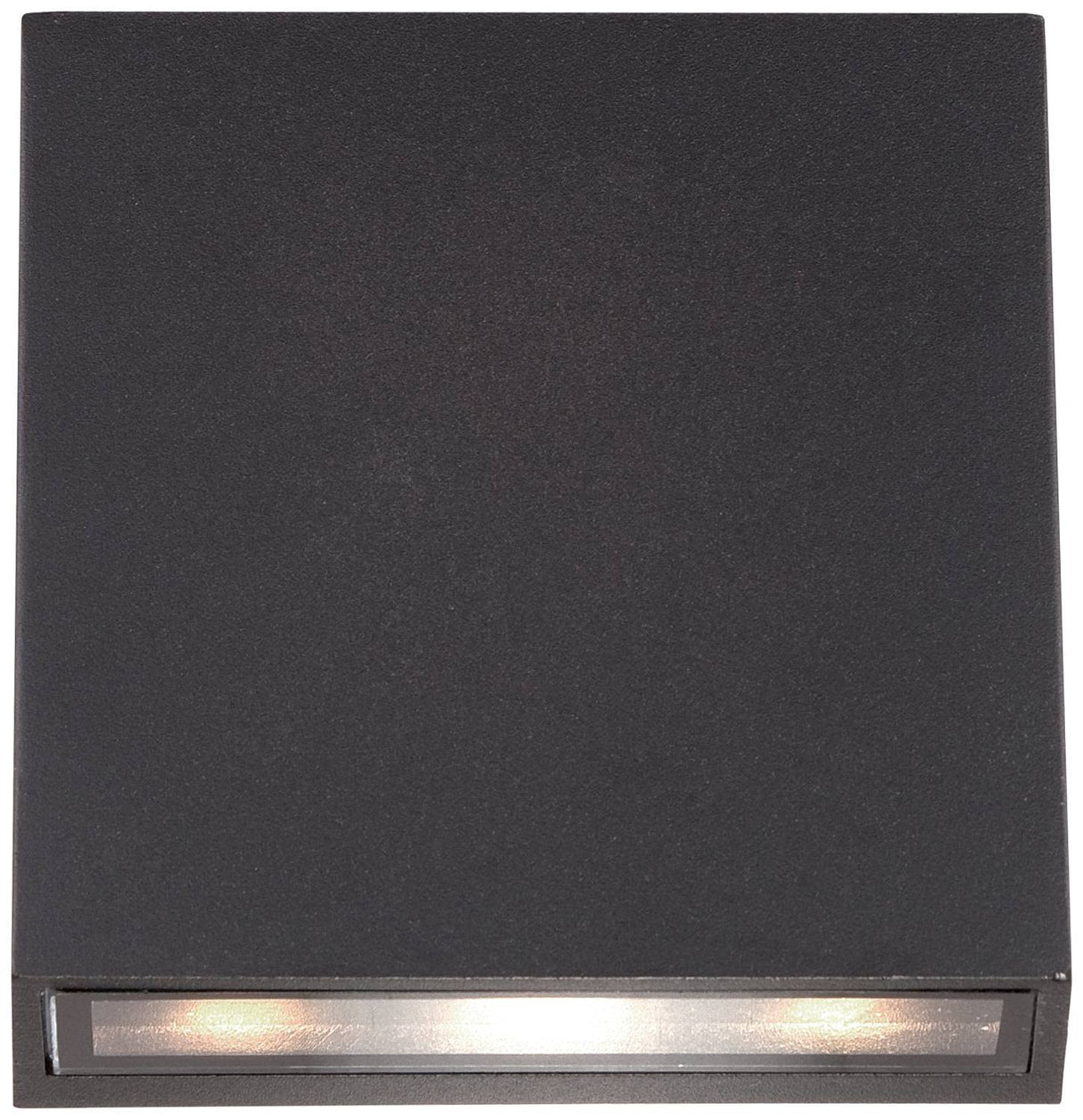 Possini Euro Design Stanford Modern Outdoor Wall Lights Set of 2 Black Metal LED Downlight 5 1/2" Tempered Glass for Exterior House Porch Patio Outside Deck Garage Yard Front Door Garden Home