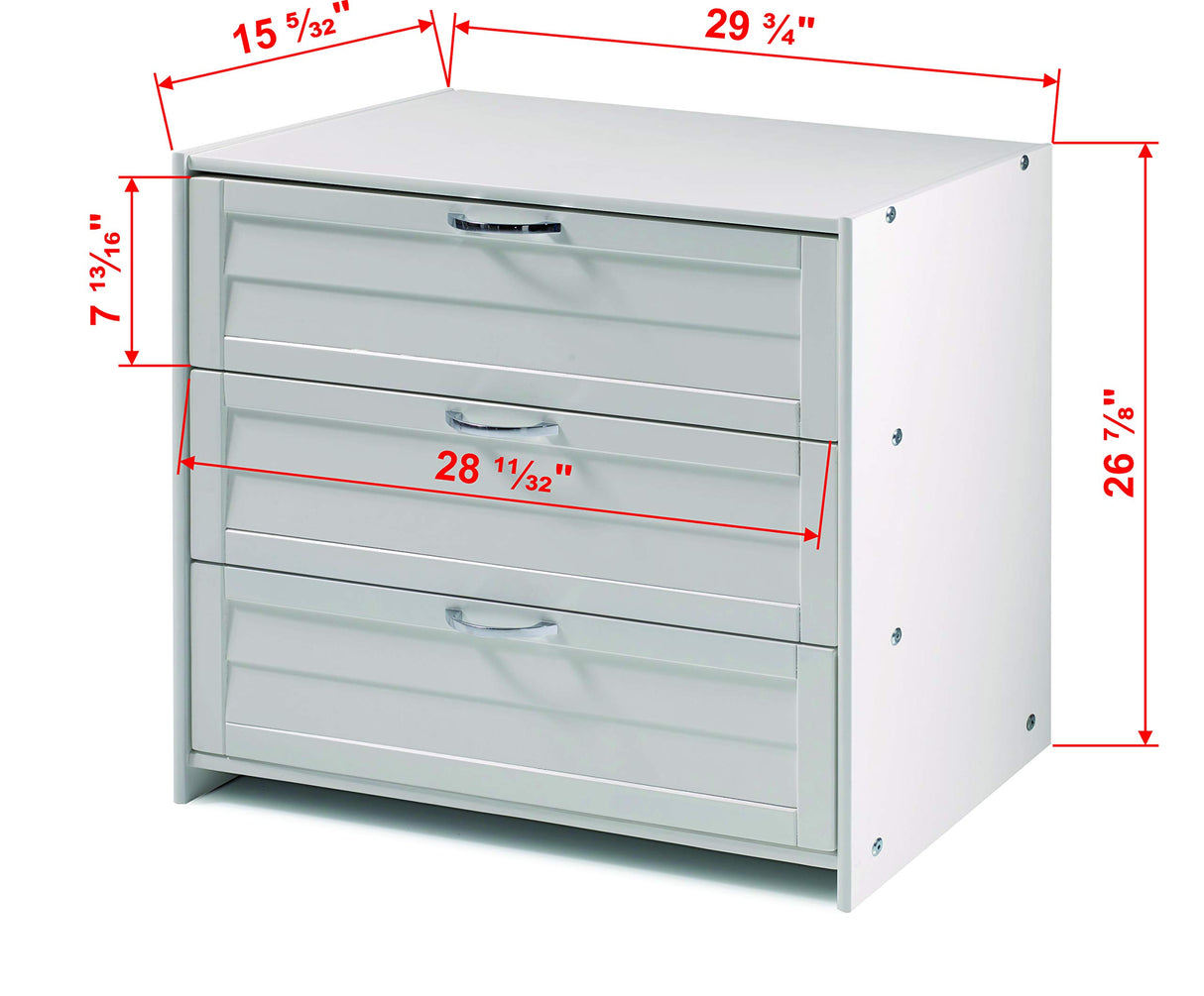 Modular Low Loft Bed with Slide - Group C
