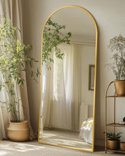 Full Length Mirror with Stand,  Arched Full Body Mirror