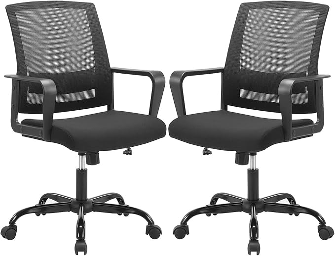 Ergonomic Office Chair - Mesh Desk Chair with Lumbar Support