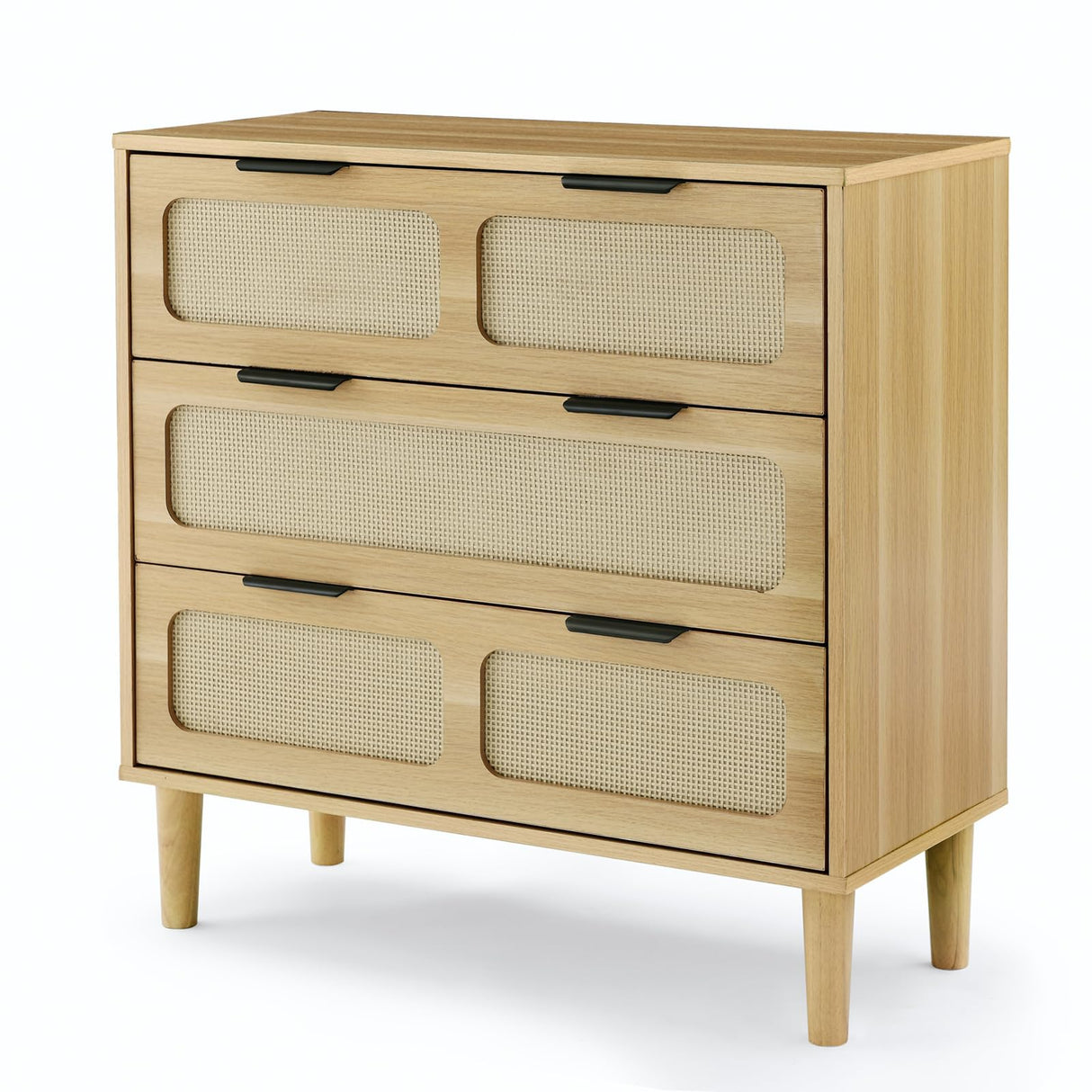 Dresser with 3 Drawers,Boho&Farmhouse Chest of Drawers