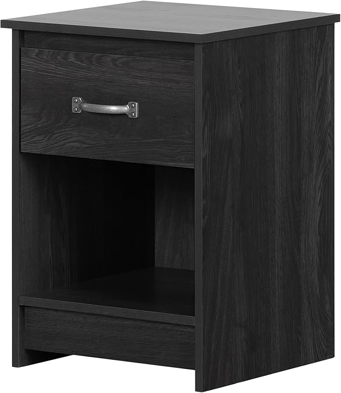 1-Drawer Nightstand-Weathered Oak