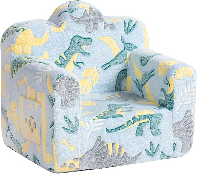Kids Couch Sherpa Toddler Chair, Cloud-Like Comfy Kids Sofa Toddler Reading Chair