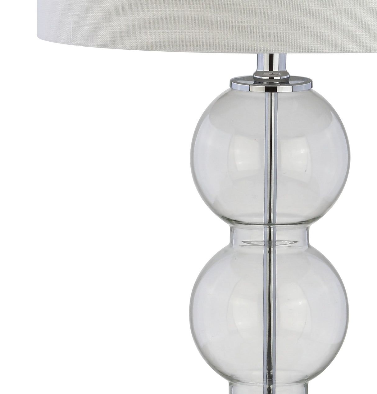 Set of 2 Table Lamps Bella 27" Glass Triple-Sphere LED Table Lamp