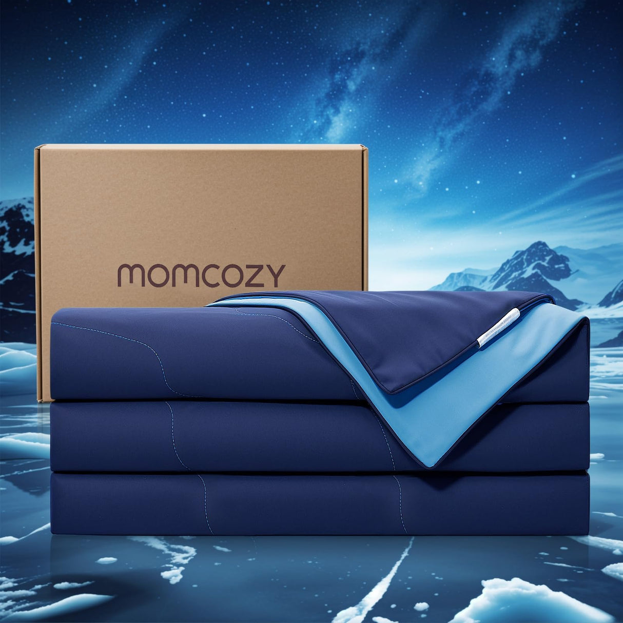 Life CoolMurm Cooling Comforter for Hot Sleepers, Full/Queen 90"x90" Hot Flashes