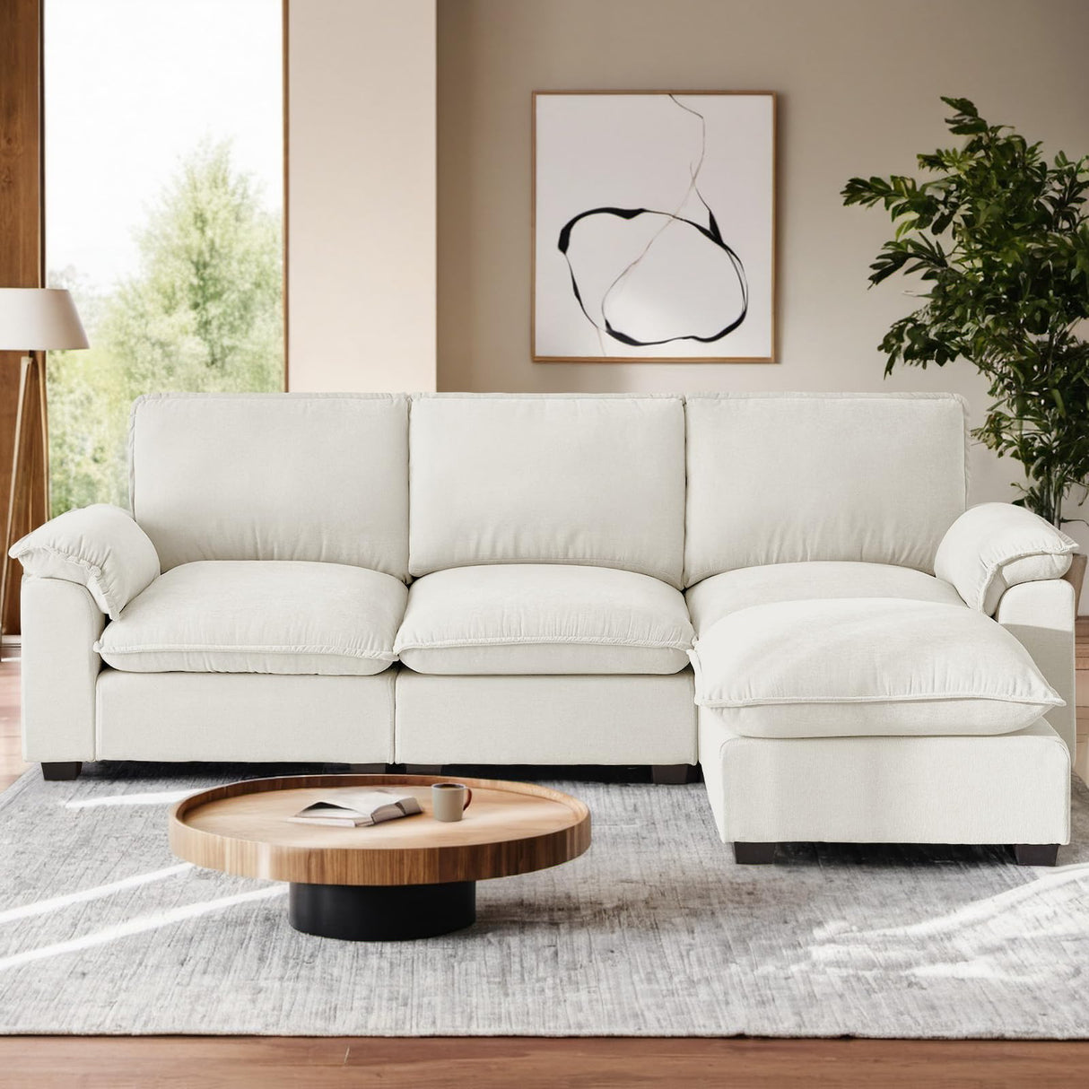 Cloud Couch Sectional for Living Room L Shaped Couch Modular Sectional
