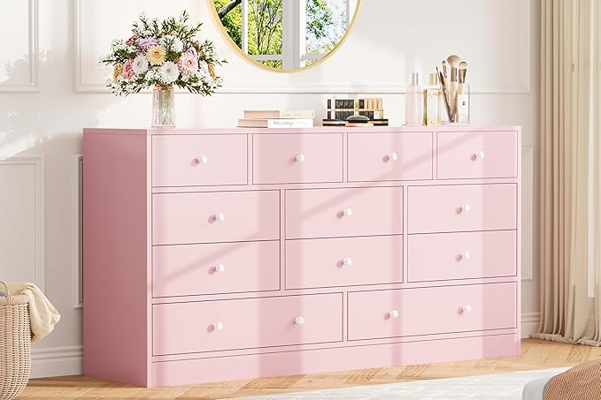 Dresser for Bedroom,12 Drawer Dressers & Chests of Drawers