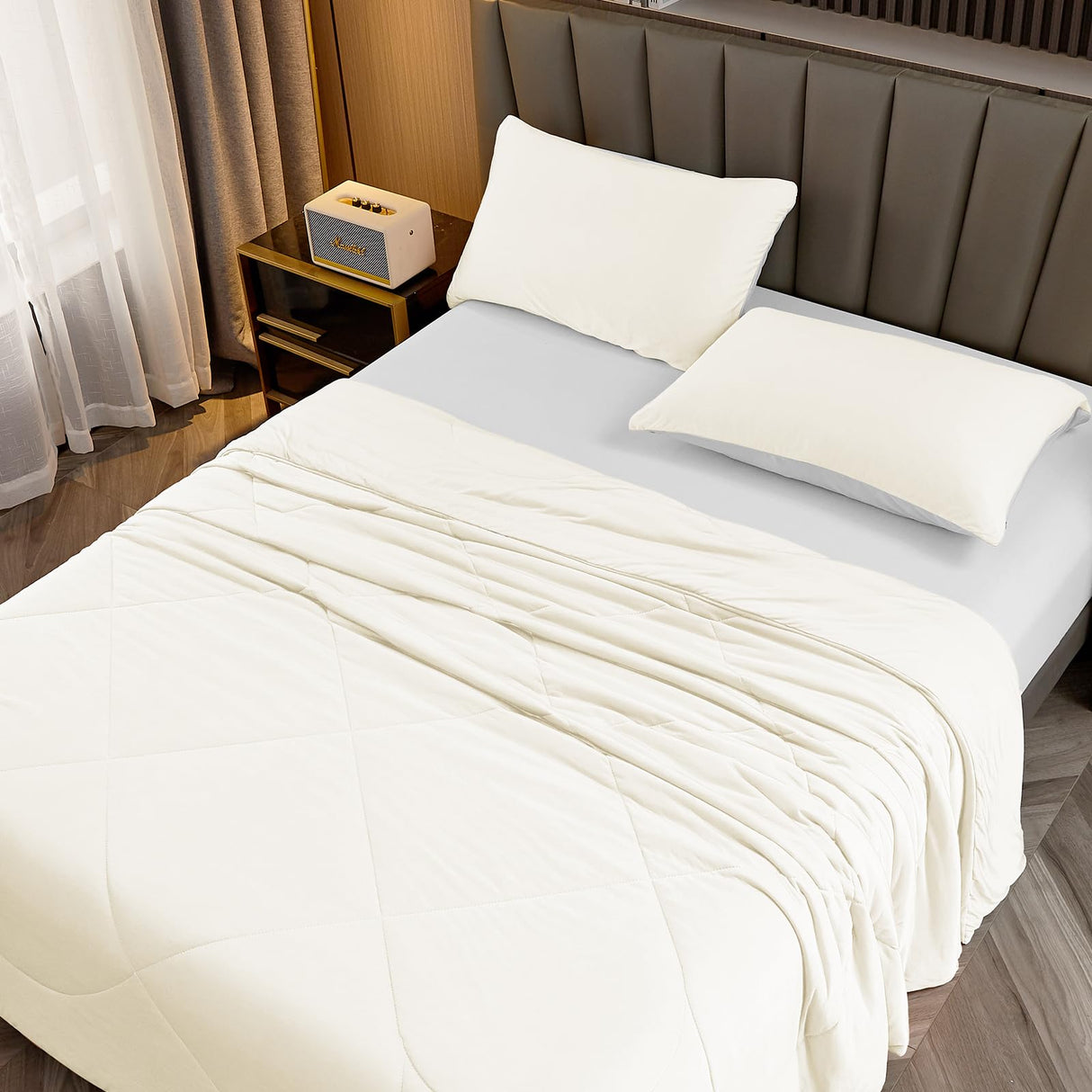 Cooling Comforter Japanese Double-Sided Cold Tech Fabric Cooling Blanket for Night