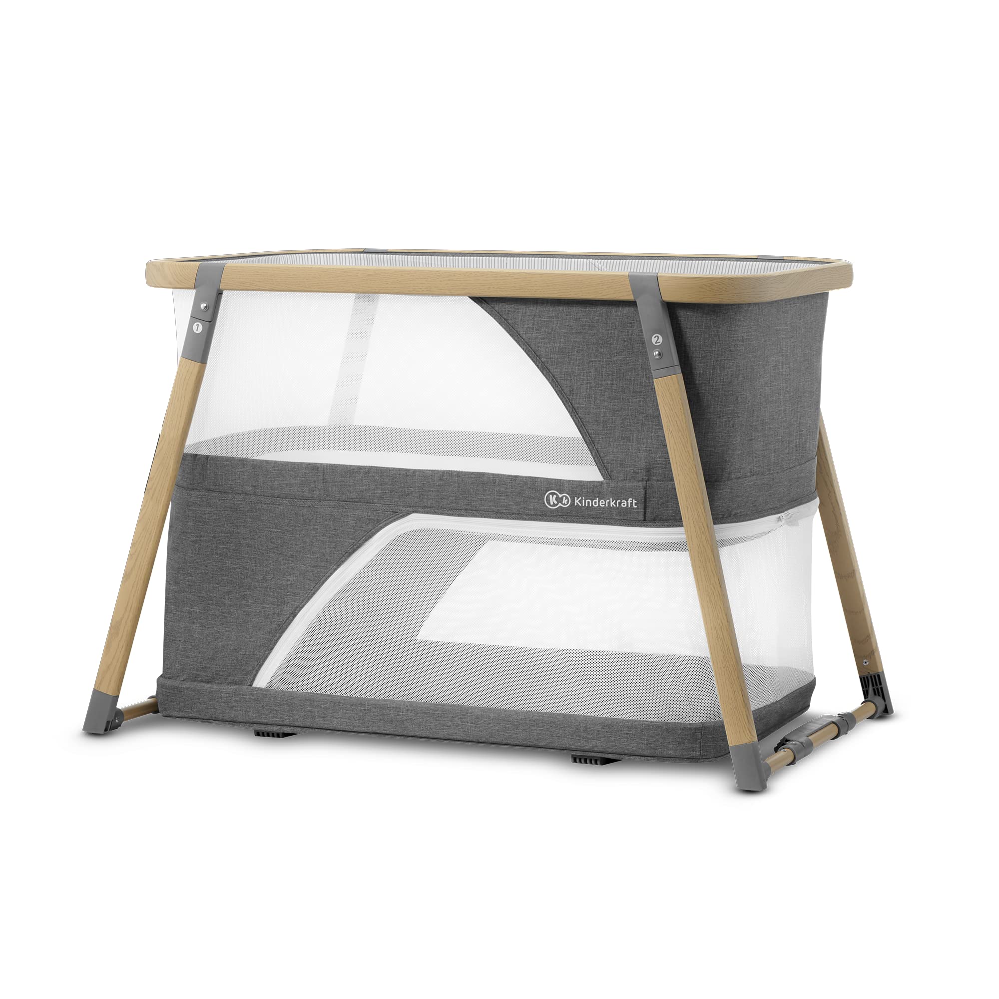 Sofi Portable Travel Crib for Baby, Convertible Sleeping Cot 4 in 1 with Easy to Pack Playpen