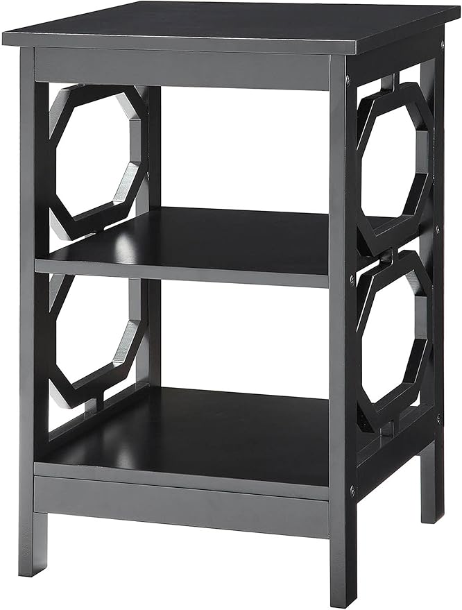 Omega End Shelves Table, Cobalt Blue