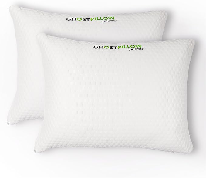 Shredded Memory Foam Pillow with Adjustable Gel Memory Foam and Cooling Breathable