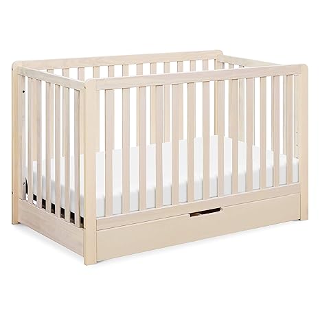 Carter's by DaVinci Colby 4-in-1 Convertible Crib with Trundle Drawer in Walnut