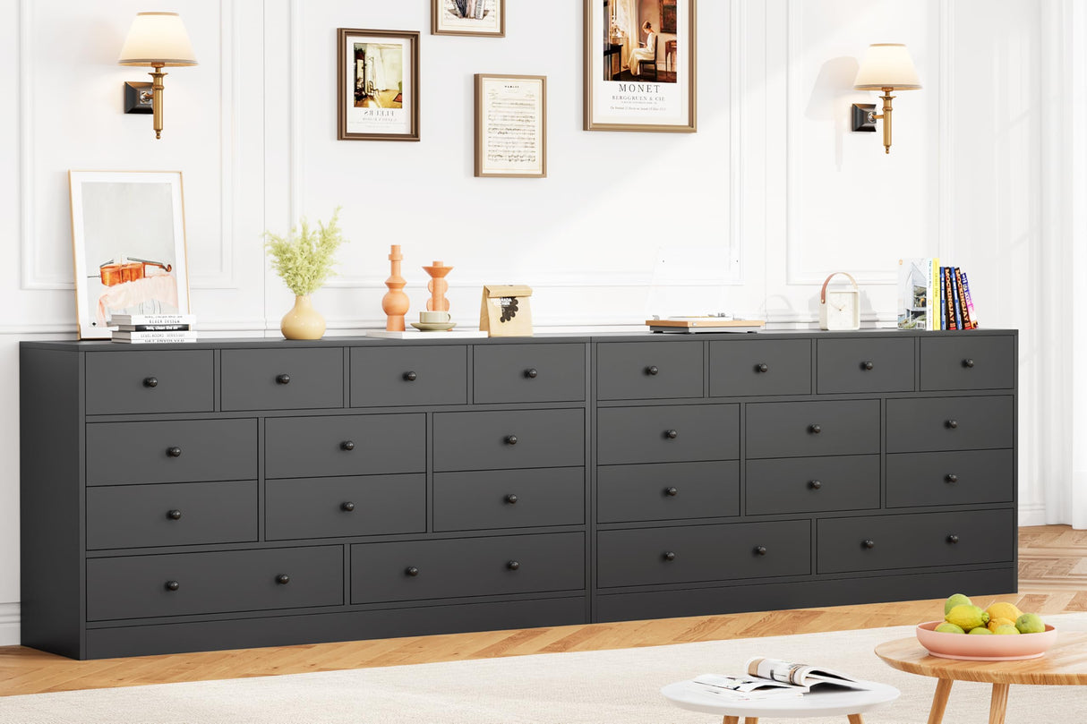 Dresser for Bedroom,12 Drawer Dressers & Chests of Drawers