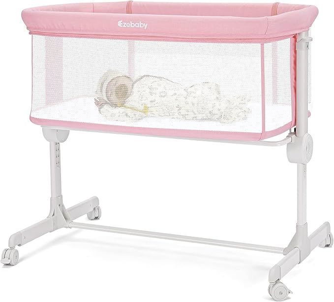 Baby Bassinet Bedside Sleeper, Portable Bedside Bassinet for Baby Newborn Infants