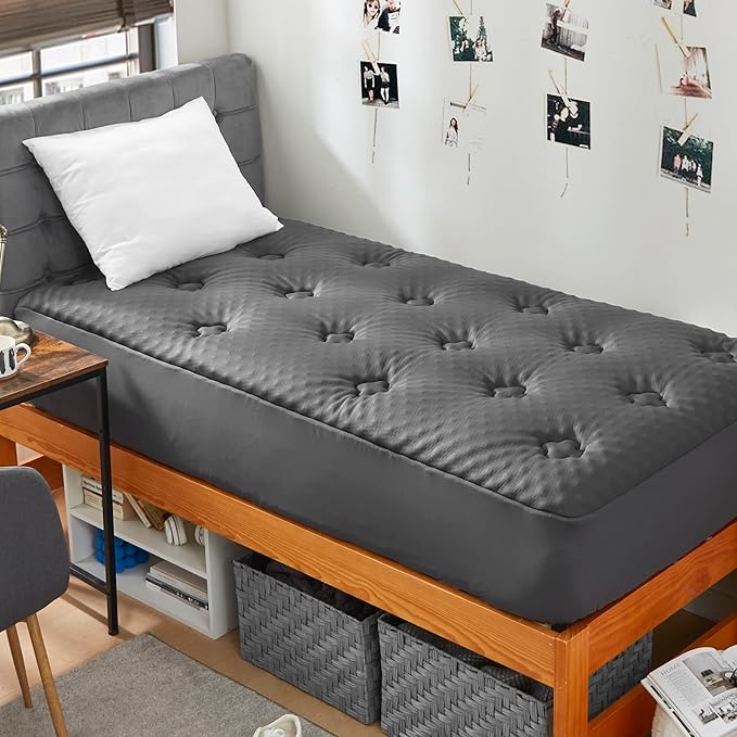 Memory Foam Mattress Topper Full, Gel Mattress Topper Full Size with Deep Pocket