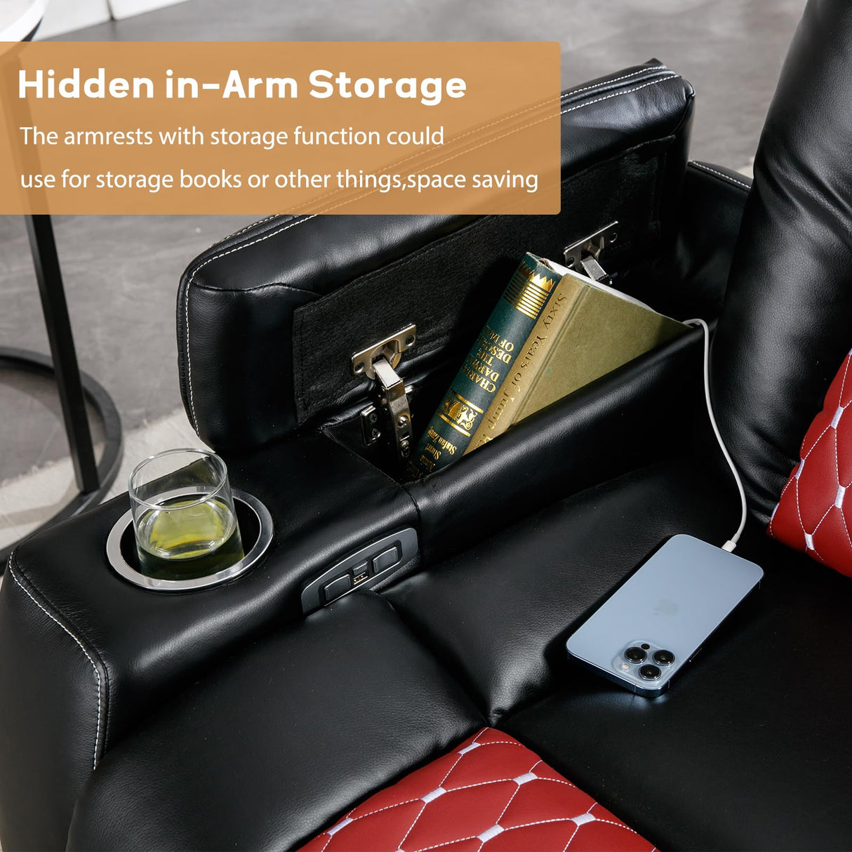 Electric Power Recliner Chair with Adjustable Powered Headrest