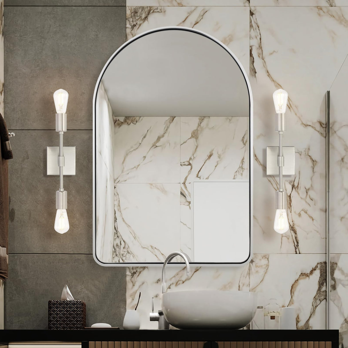 Arched Bathroom Mirror, Arched Wall Mirrors