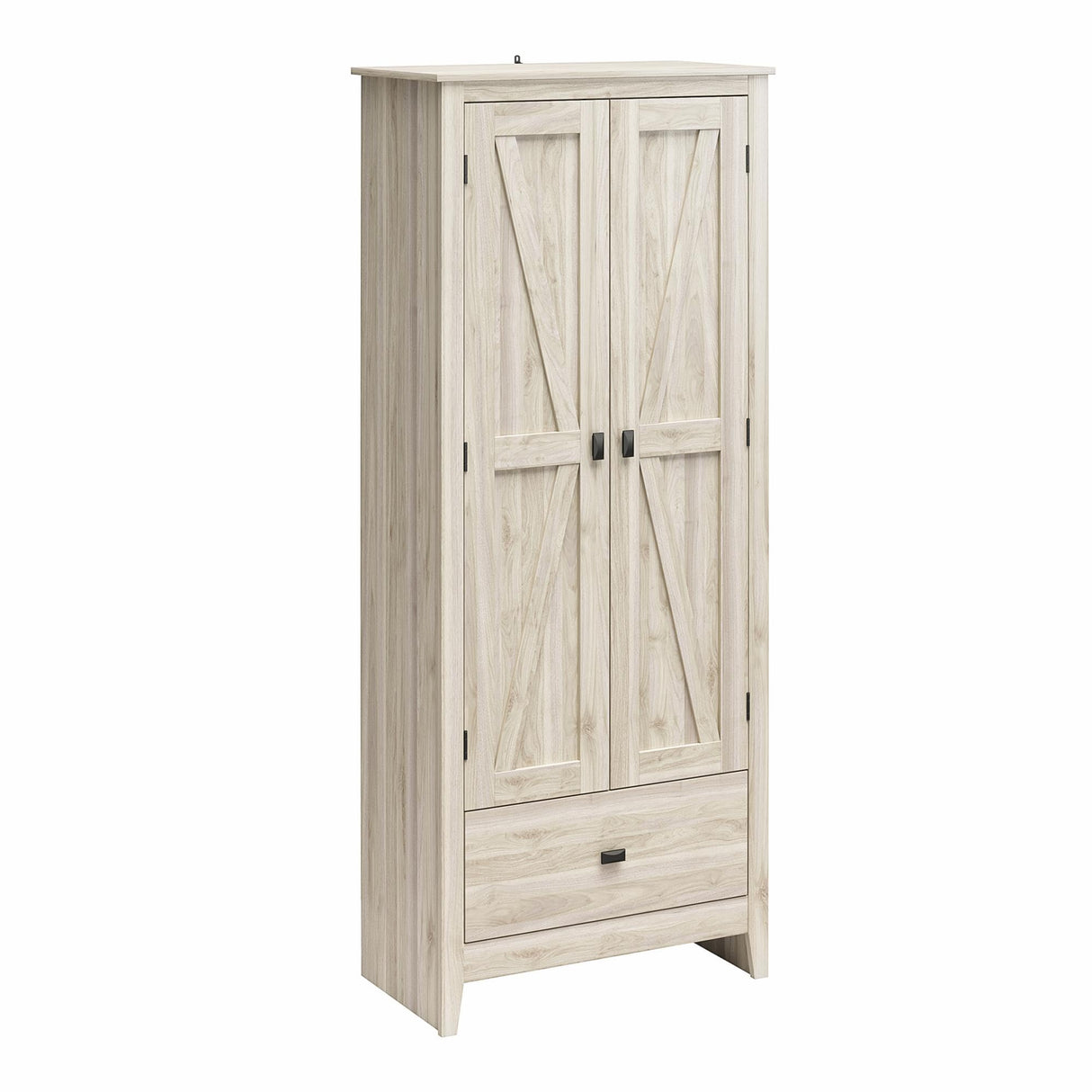Evolution Farmington 30" Wide Storage Cabinet, Light Walnut