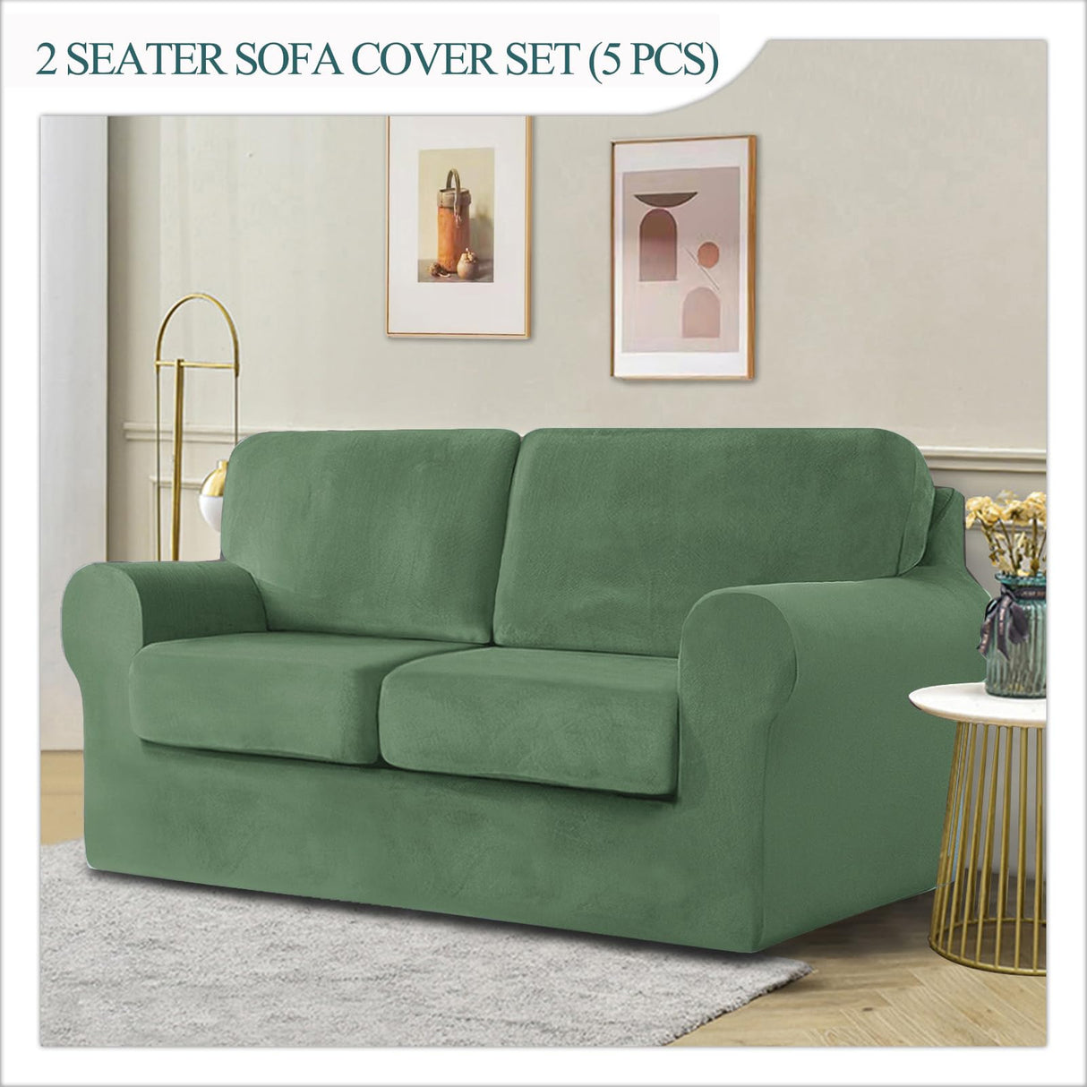 Sofa Cover with Separate Seat Cushions Covers and Backrests Covers Stretch Ektorp