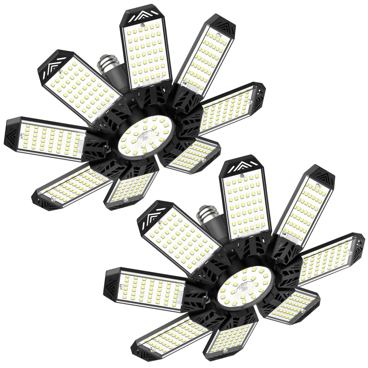 Garage Light - 2 Pack 260W 26000LM Garage Lights Ceiling LED