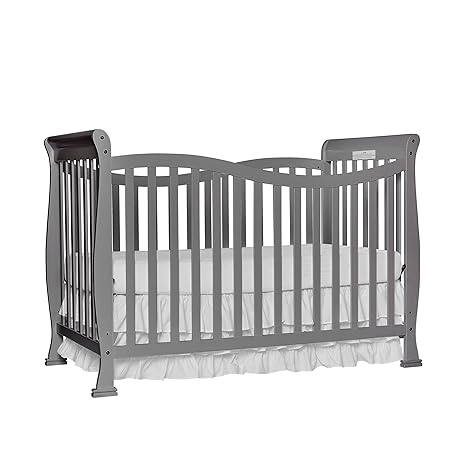 Violet 7-In-1 Convertible Life Style Crib In Cherry, Greenguard Gold Certified
