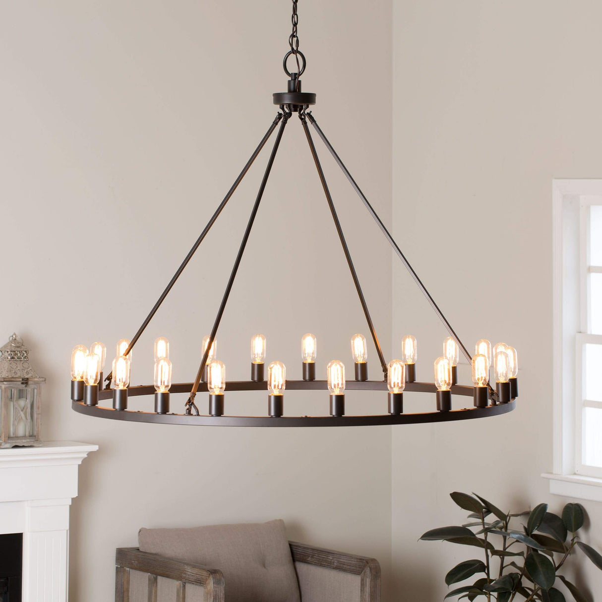 Oil Rubbed Bronze 24-Light Chandelier