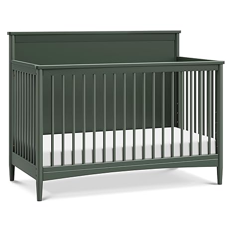 4-in-1 Convertible Crib in Walnut, GREENGUARD Gold Certified