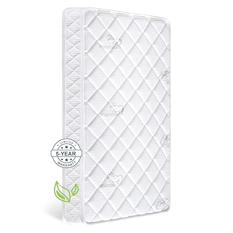 Premium Dual-Sided Crib & Toddler Mattress,100% Knitted Fabric