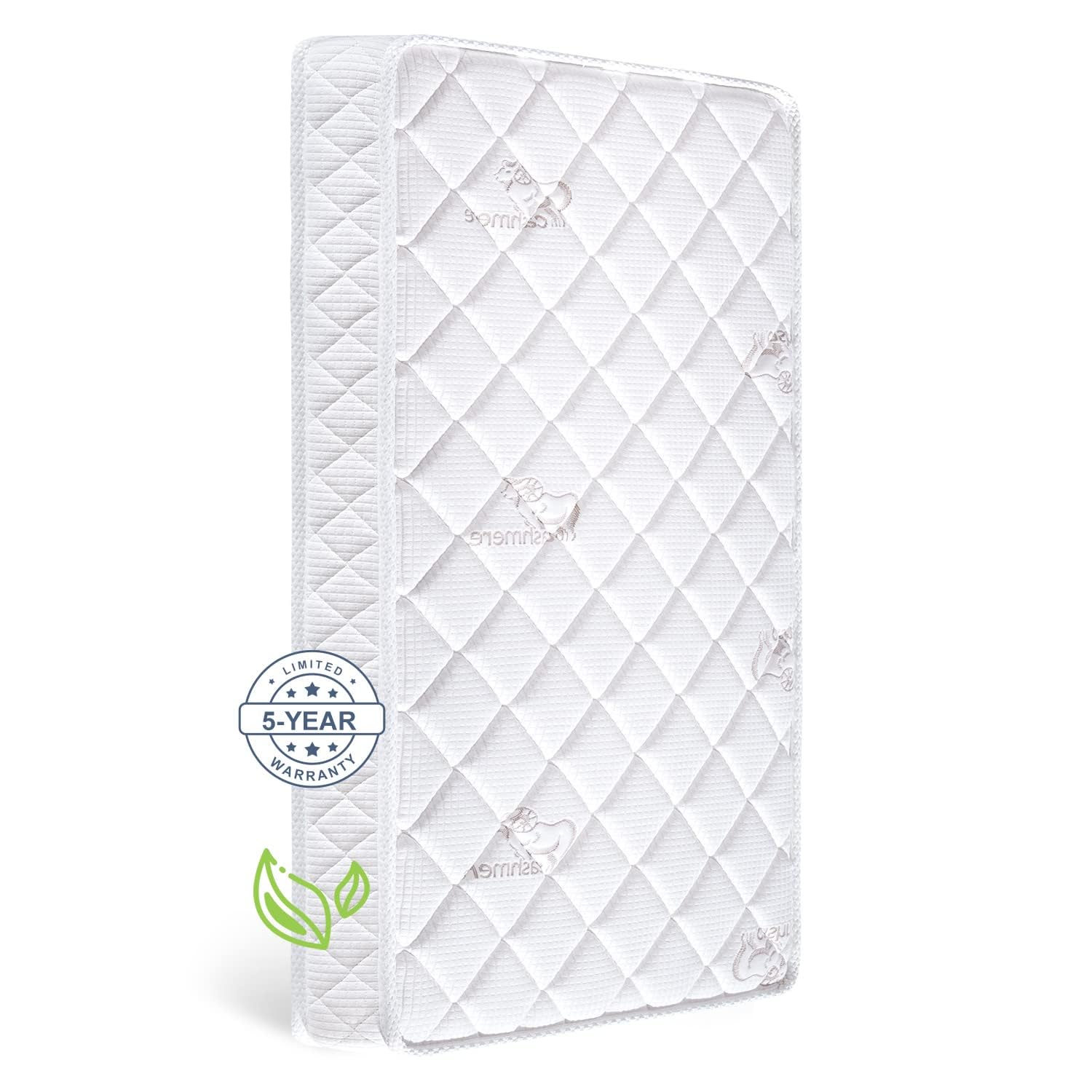 Premium Dual-Sided Crib & Toddler Mattress,100% Knitted Fabric
