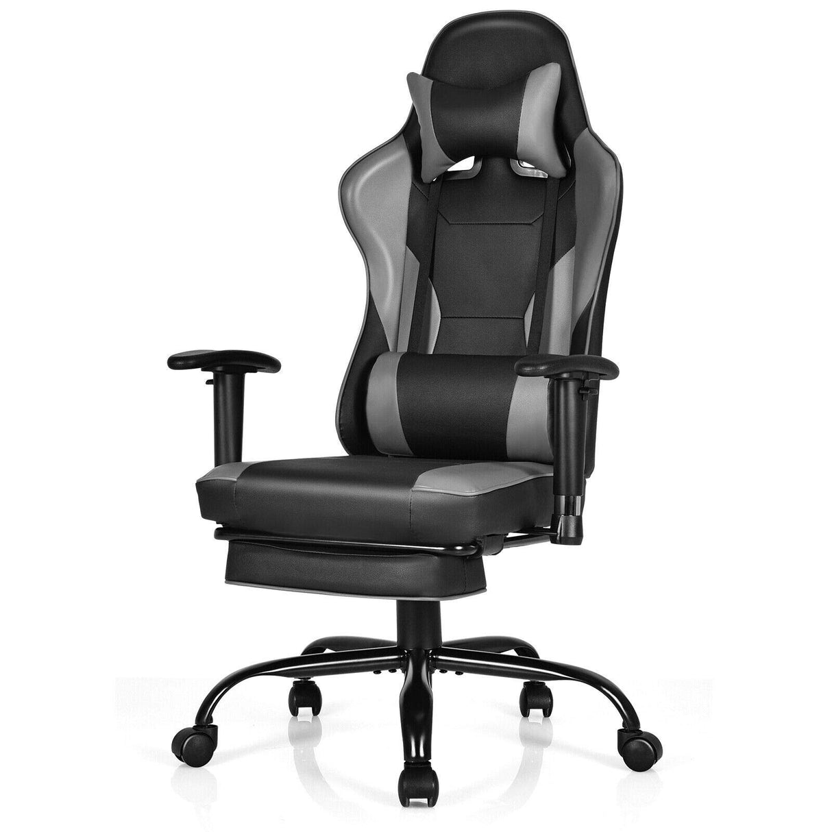 Massage Gaming Chair, Adjustable Racing Computer Task Chair Recliner