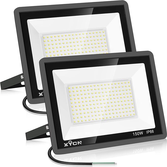 800W 2pack LED Flood Lights,3700 watt Equivalent 89500LM Super Bright Outdoor