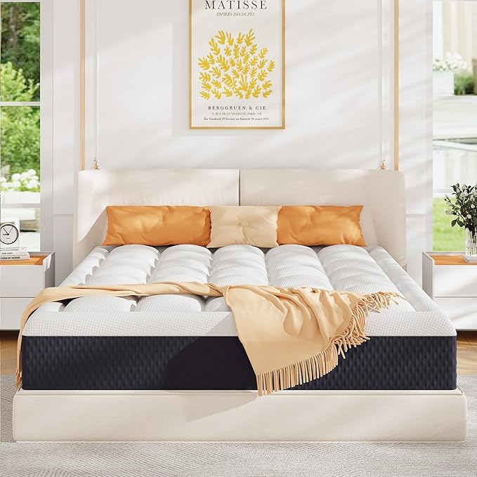 10 Inch Mattress Queen, Memory Foam Mattress in a Box