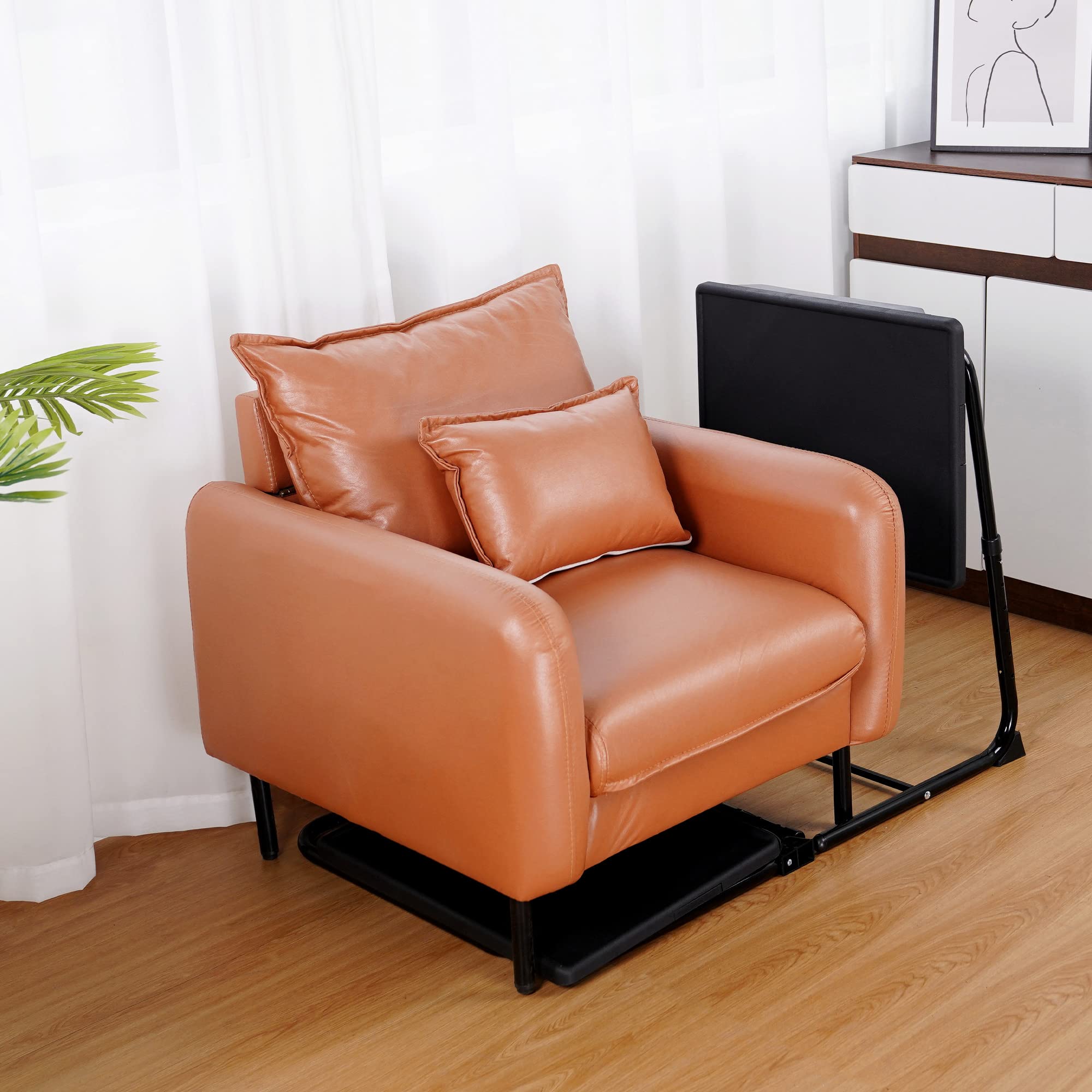 FlexMate 2 Pack Adjustable TV Tray Tables with Cup Holder