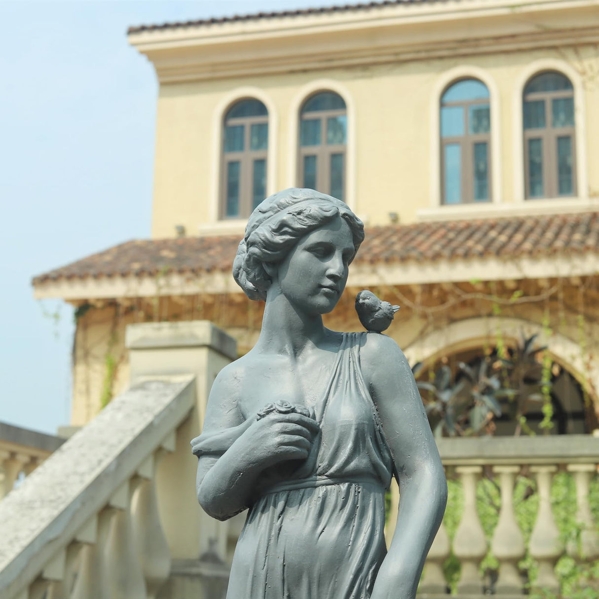 Garden Statue Greek Goddess Statue for Altar Nymph Sculpture Mythology Roman