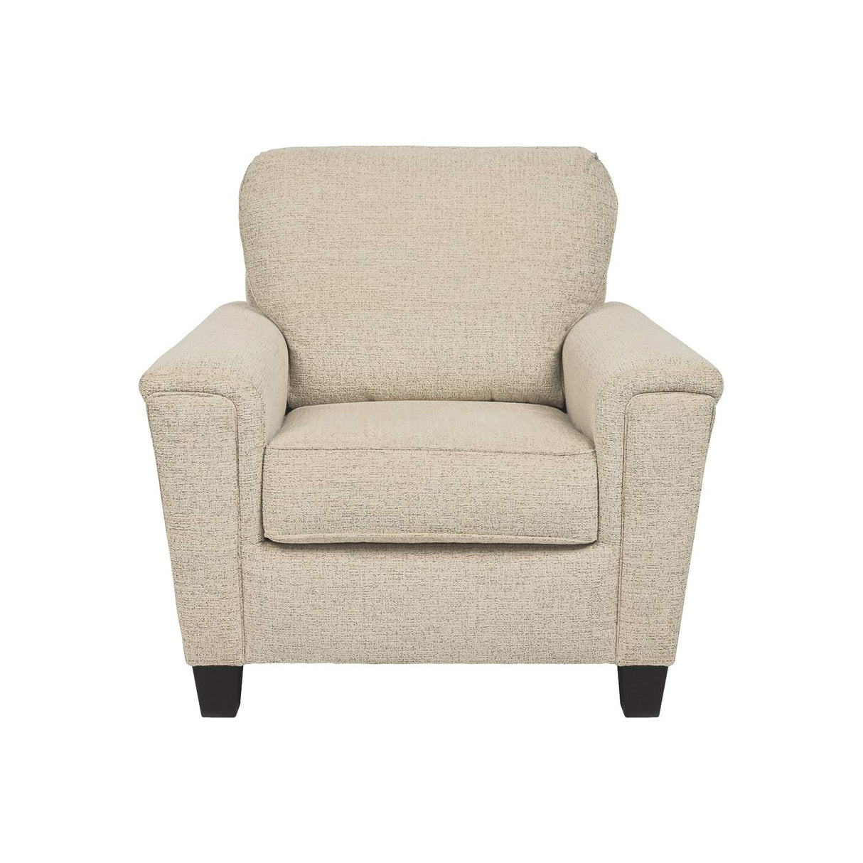 Abinger Chenille Contemporary Chair, Beige