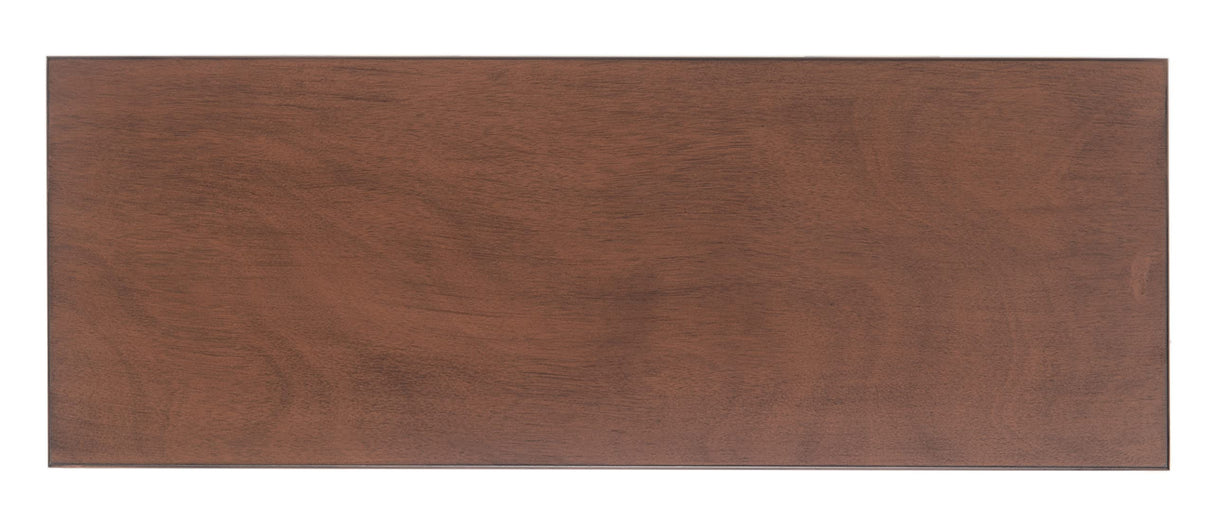 Home Collection Allura Brown 2-Drawer Bottom Shelf Console Table